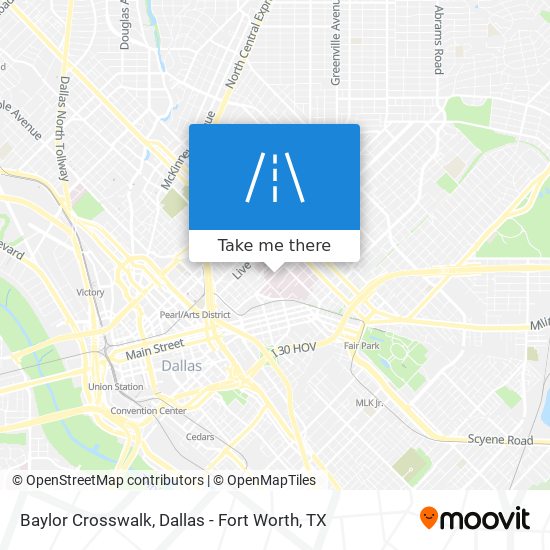 Mapa de Baylor Crosswalk