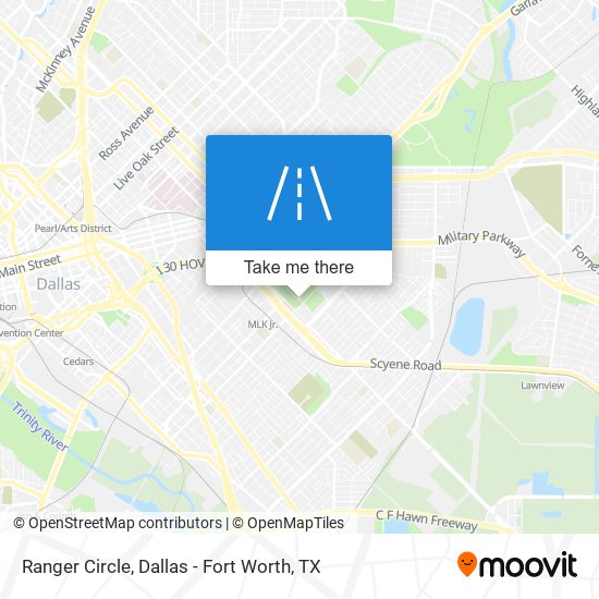 Ranger Circle map