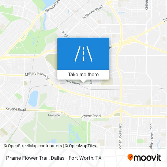 Prairie Flower Trail map