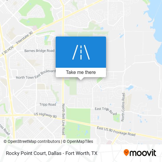 Rocky Point Court map
