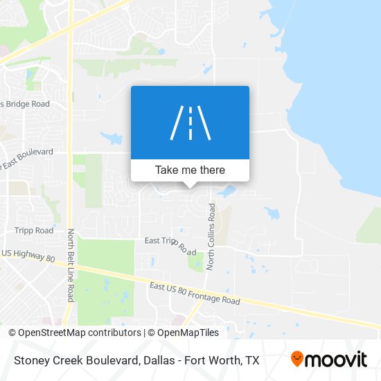Stoney Creek Boulevard map