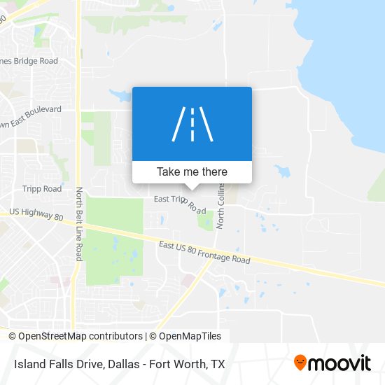 Mapa de Island Falls Drive