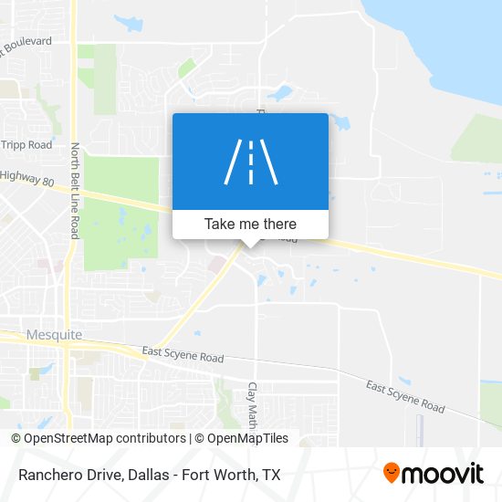 Mapa de Ranchero Drive