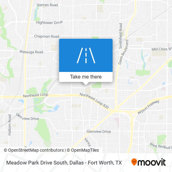 Meadow Park Drive South map