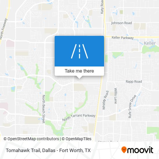 Tomahawk Trail map