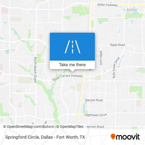 Springford Circle map