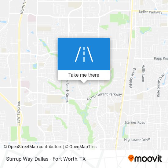 Stirrup Way map