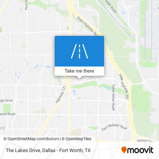 The Lakes Drive map