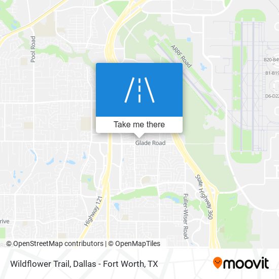 Wildflower Trail map