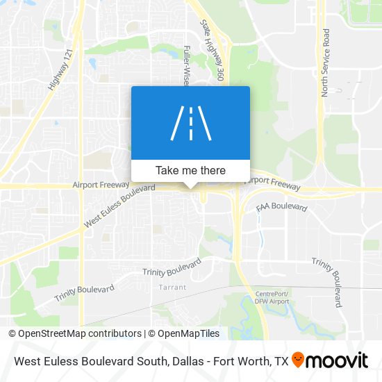 Mapa de West Euless Boulevard South