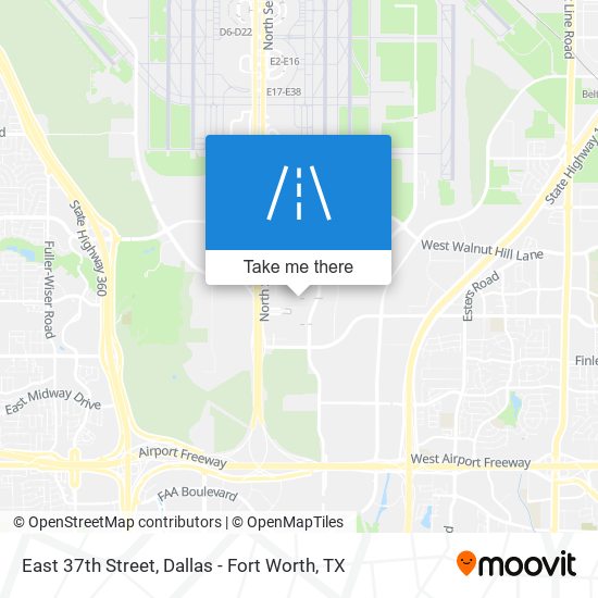 Mapa de East 37th Street