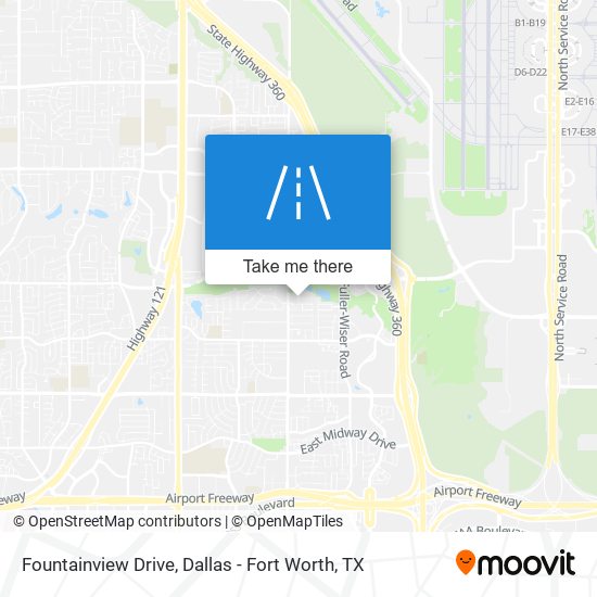 Fountainview Drive map