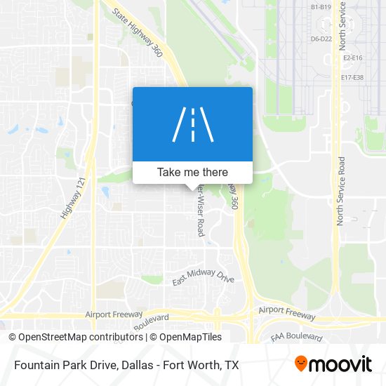 Fountain Park Drive map