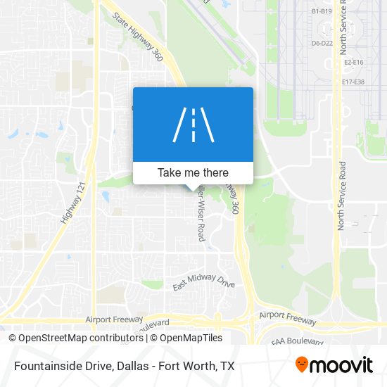 Fountainside Drive map