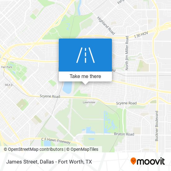 Mapa de James Street