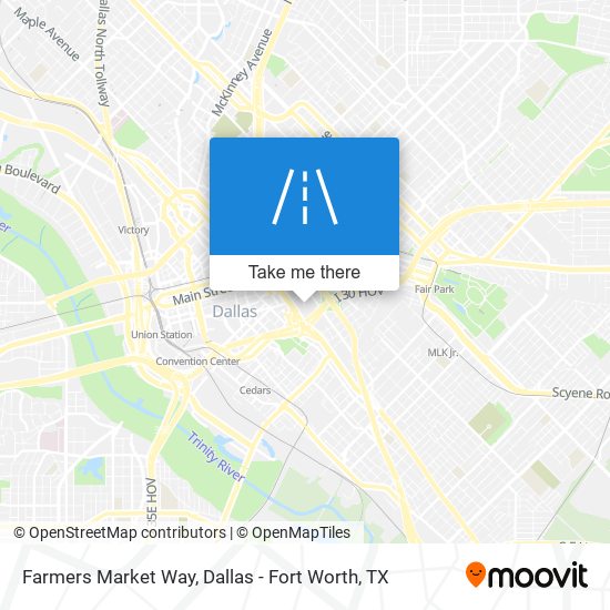 Farmers Market Way map