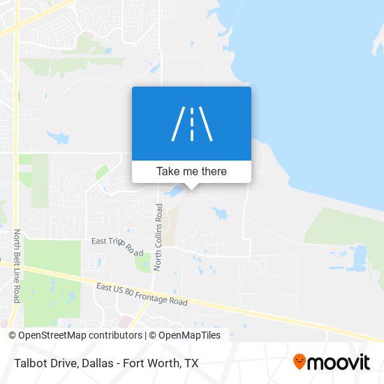 Talbot Drive map