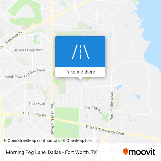 Mapa de Morning Fog Lane