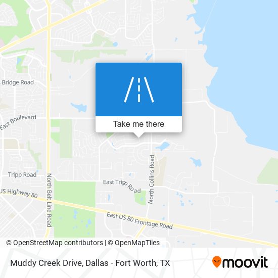 Muddy Creek Drive map