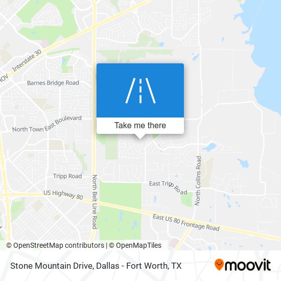 Stone Mountain Drive map
