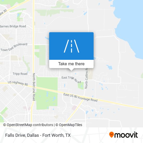 Mapa de Falls Drive