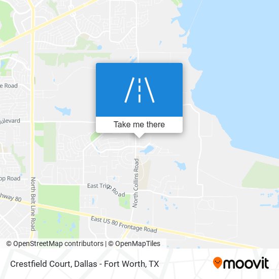 Crestfield Court map
