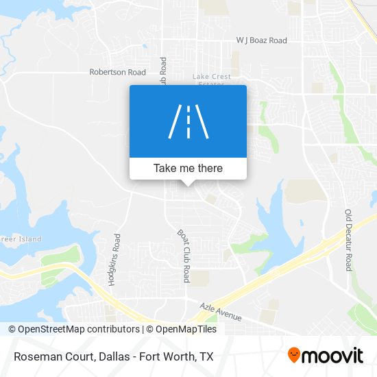 Mapa de Roseman Court