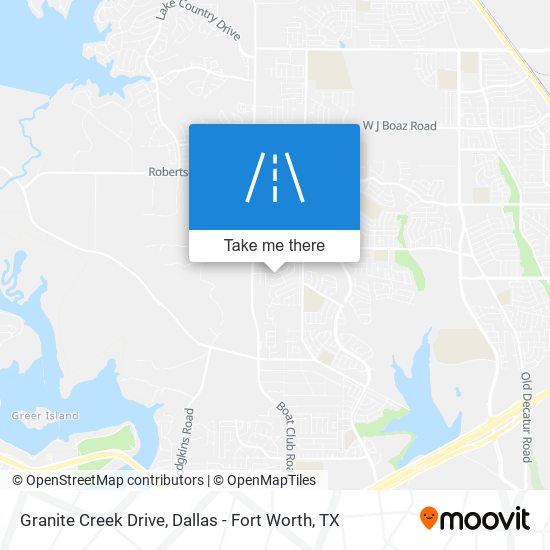 Granite Creek Drive map