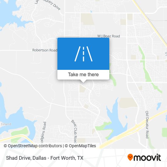 Shad Drive map