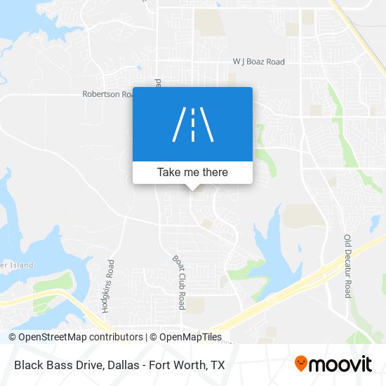 Black Bass Drive map