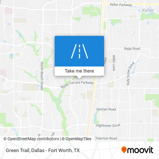 Green Trail map