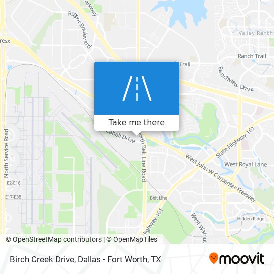 Birch Creek Drive map
