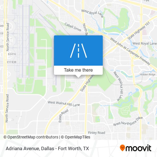 Adriana Avenue map