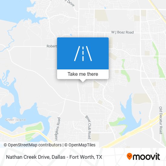 Nathan Creek Drive map