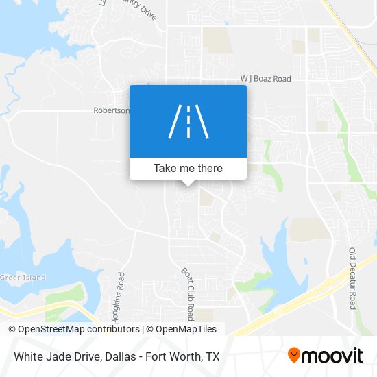 White Jade Drive map