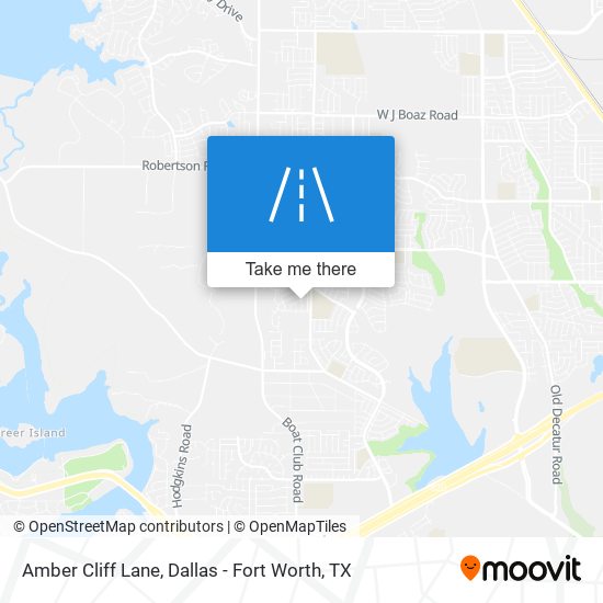 Mapa de Amber Cliff Lane