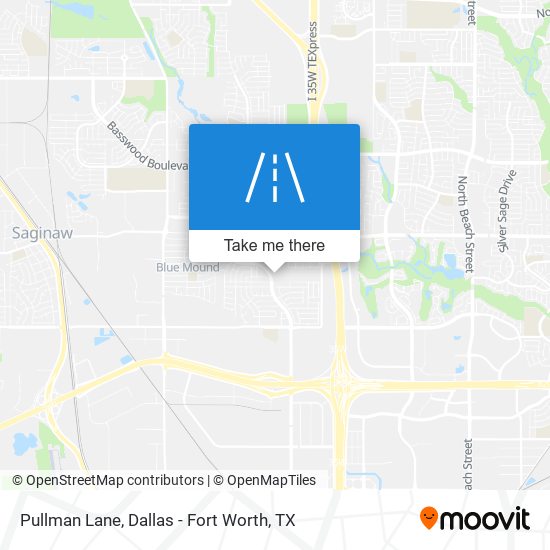 Pullman Lane map