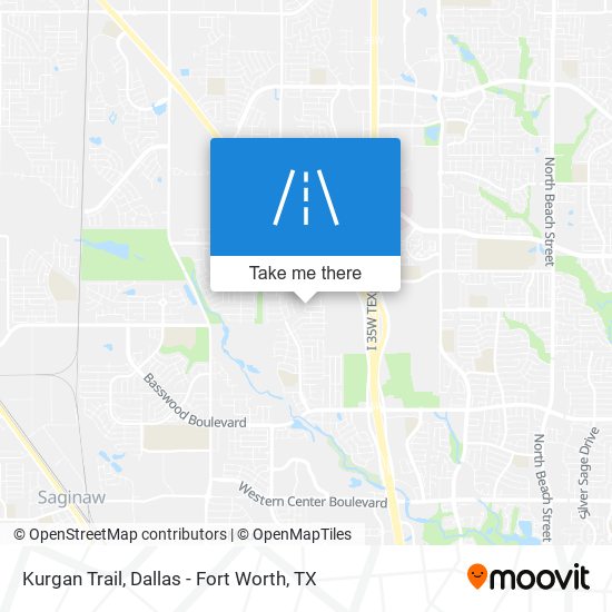 Kurgan Trail map