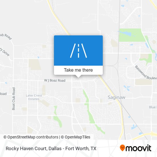 Mapa de Rocky Haven Court
