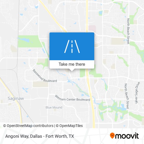 Mapa de Angoni Way