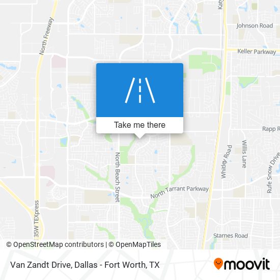 Van Zandt Drive map