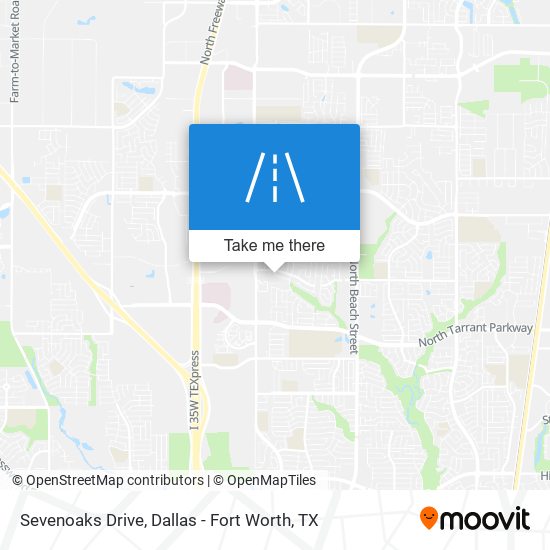 Sevenoaks Drive map