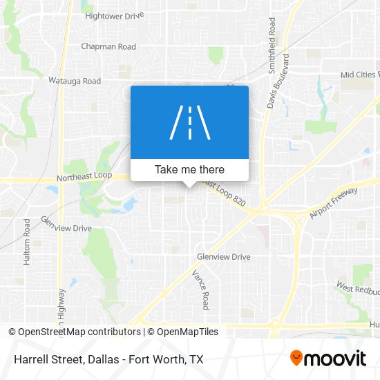 Harrell Street map
