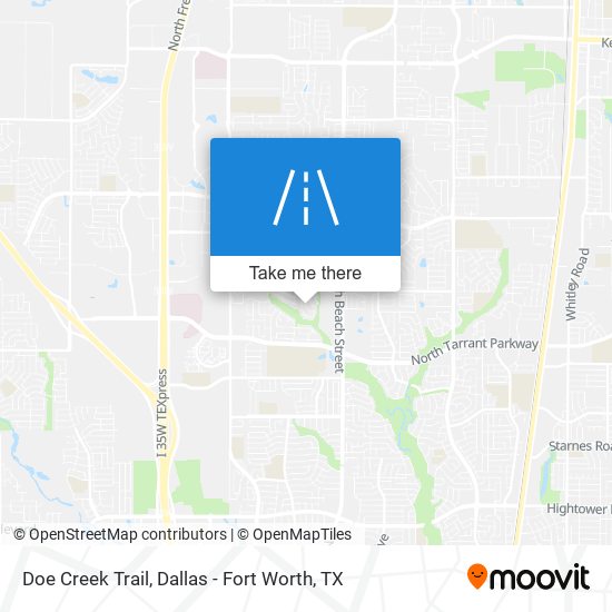 Doe Creek Trail map