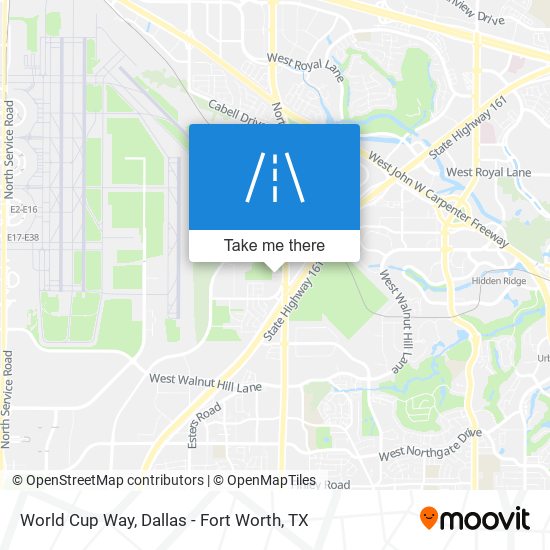 World Cup Way map