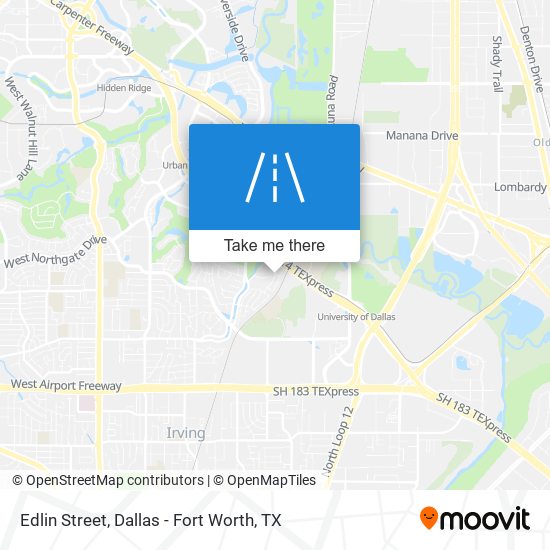 Mapa de Edlin Street