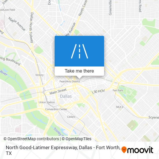 North Good-Latimer Expressway map