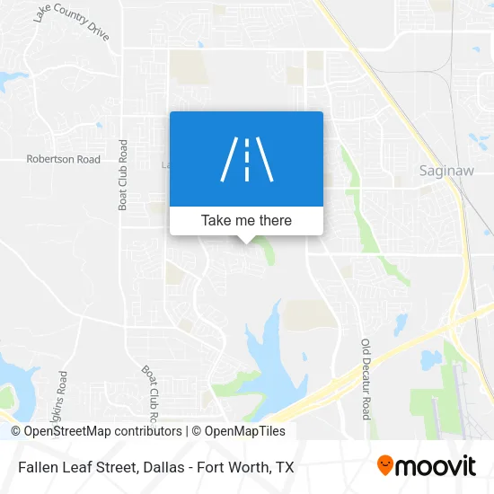 Fallen Leaf Street map