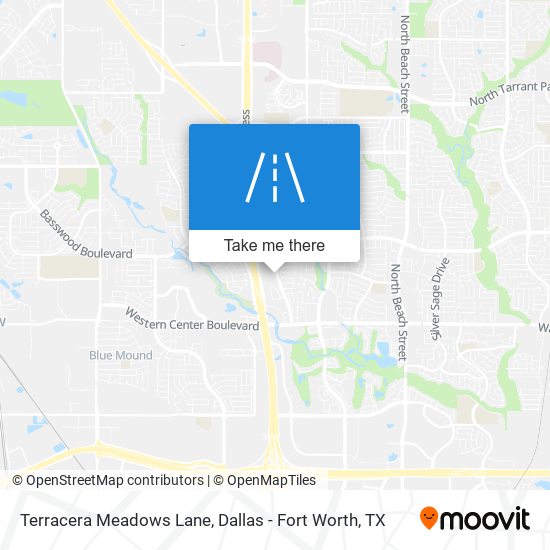 Terracera Meadows Lane map