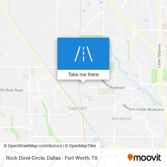 Rock Dove Circle map